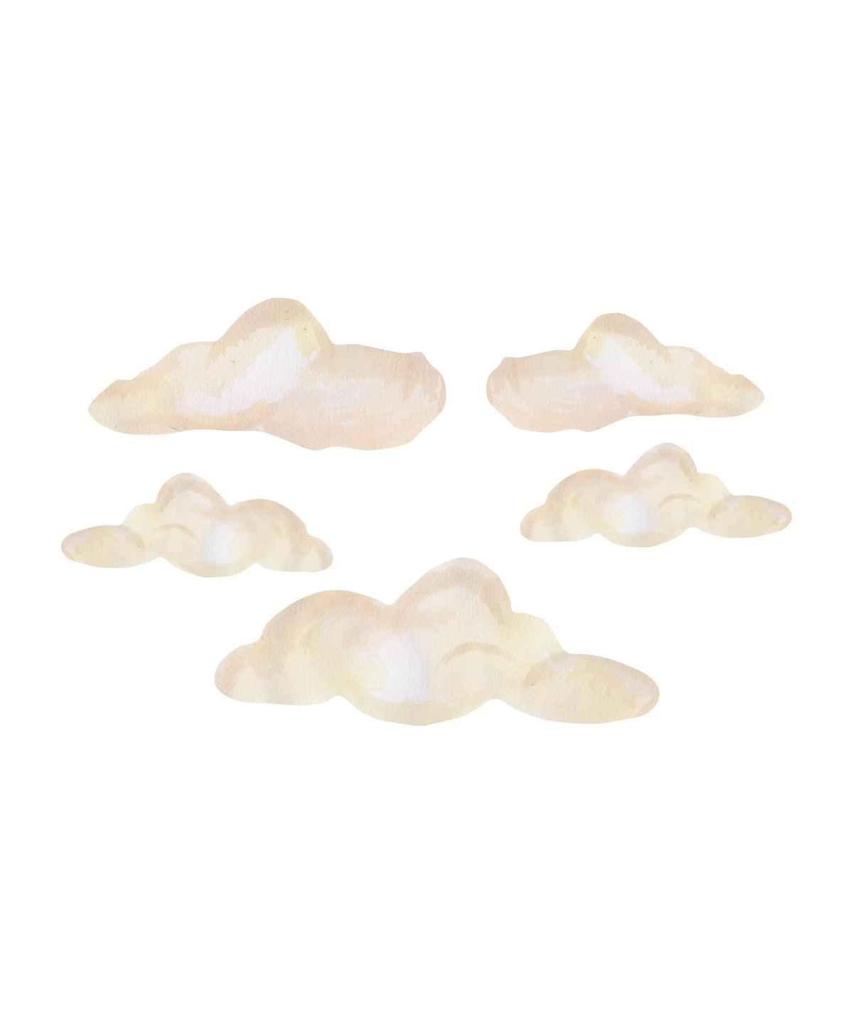 That's Mine Wallsticker Clouds 5-pack Multi
