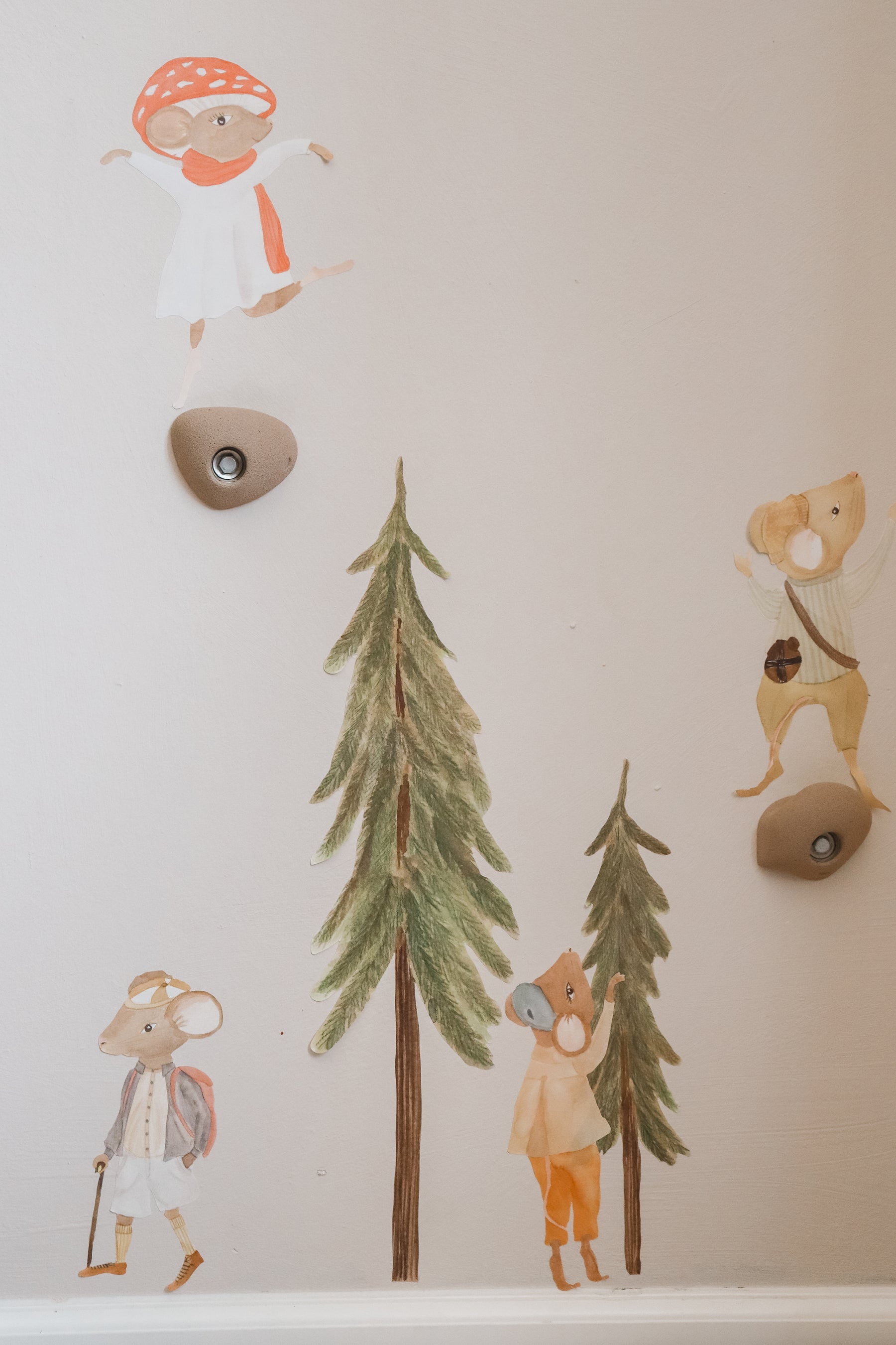 That's Mine Wallsticker Pinetrees small Green