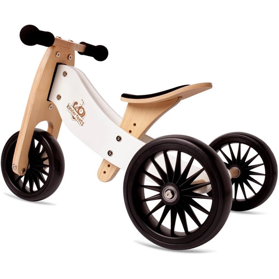 Kinderfeets Ecofriendly Trehjuling Sparkcykel Barn Vit