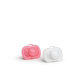Herobility Pacifier 2-pack Nappar Pink/White 0m+