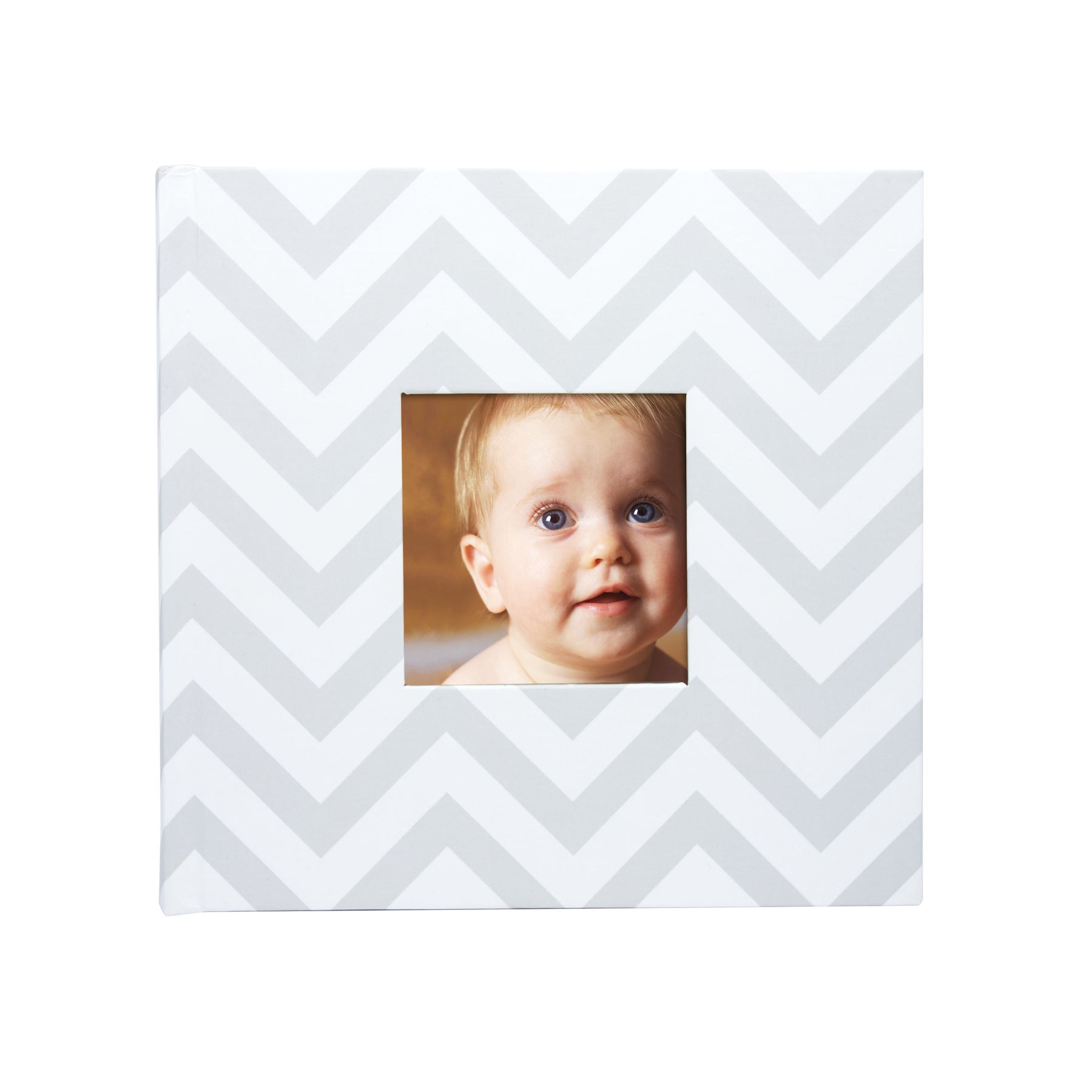 Pearhead Chevron Photo Album Grey/White