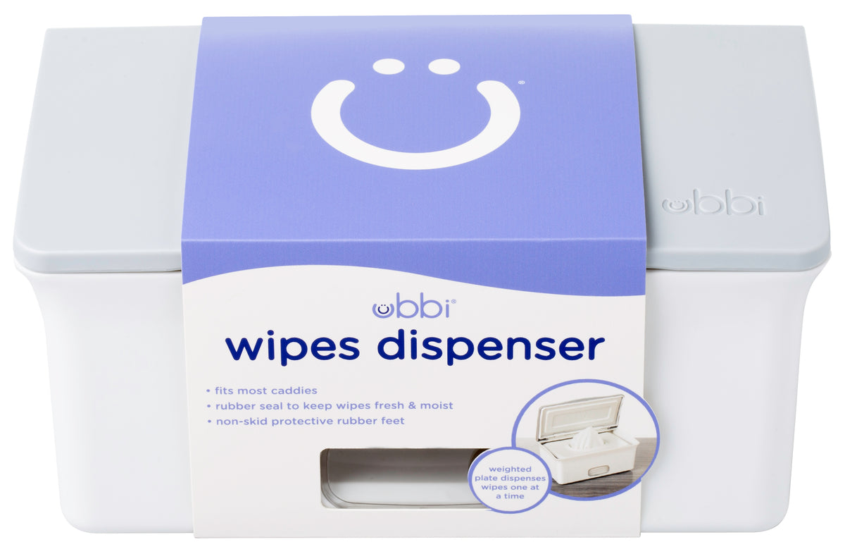 Ubbi Wipes Dispenser Gray