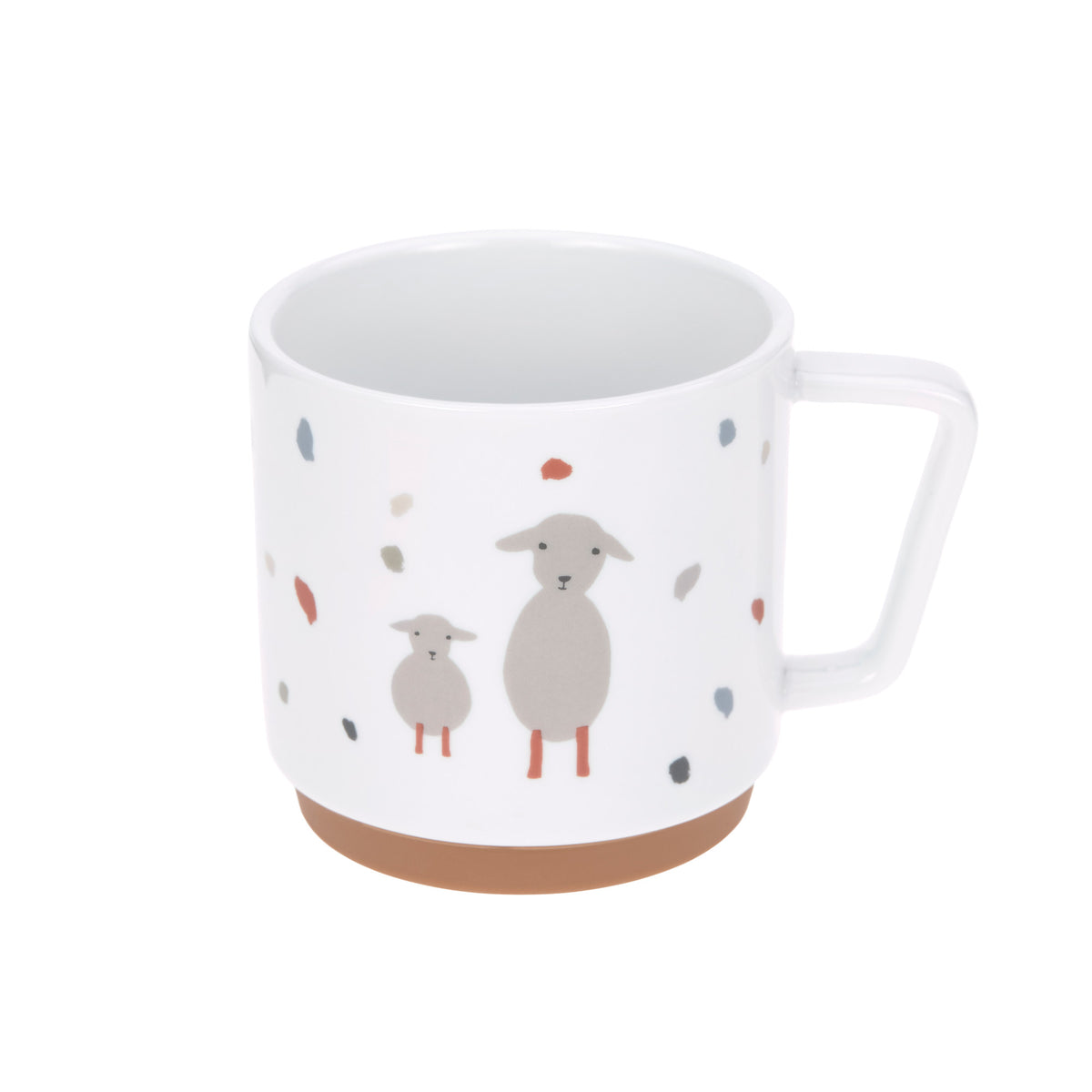 Lässig Mugg Porcelain/Silicone Tiny Farmer Sheep/Goose