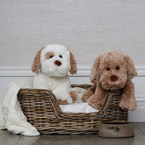 Teddykompaniet Selma Hund Gosedjur Brun 35 cm