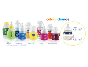 Cherub Baby Universal Flaskgrepp värmeindikation Orange/Gul