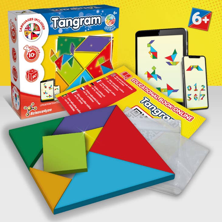 Science4you- Tangram Geometri Pedagogiskt Pyssel