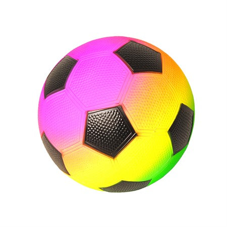 Suntoy Fotboll Plast Regnbåge 22 cm 200 gram
