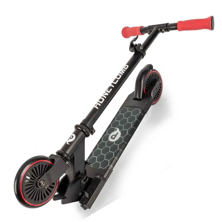 Honey Comb Scooter Med Röda LED-lampor