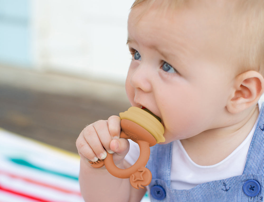 Cherub Baby Food Feeder Silikon Caramel & Mimosa