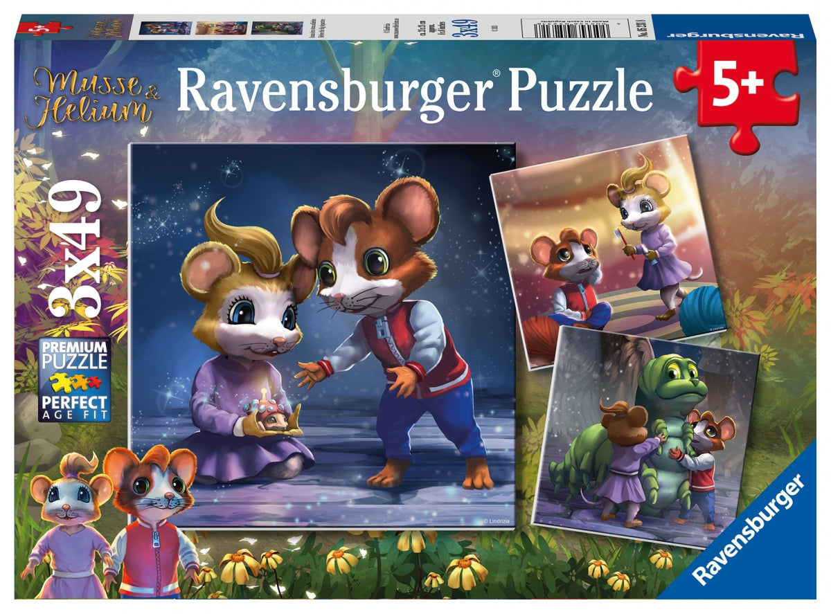 Ravensburger Pussel Musse & Helium Before The Big Departure 3x49p
