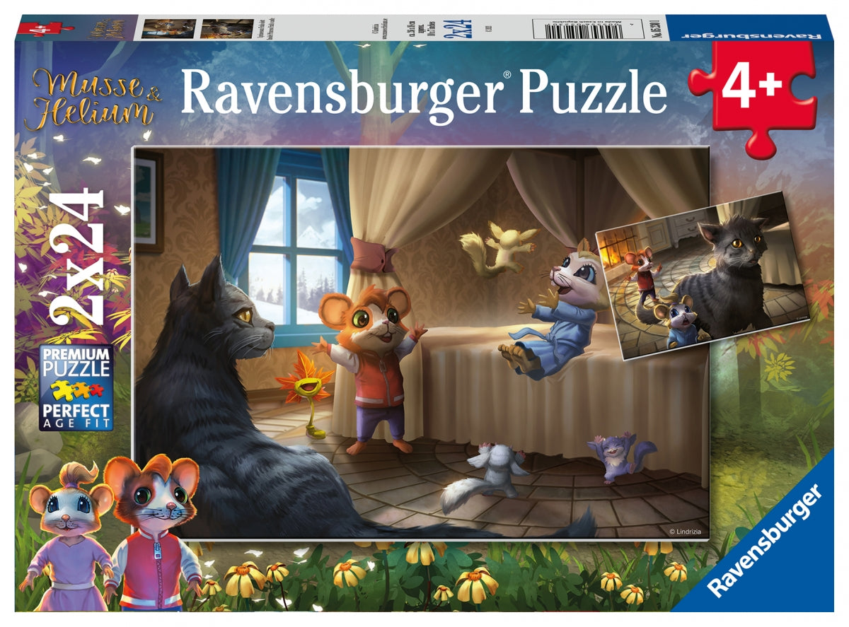 Ravensburger Musse & Helium i Prinsessan Frahs Slott 2x24