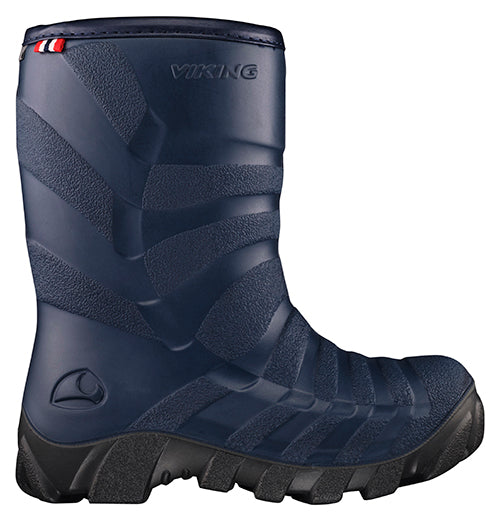 Viking Ultra Warm Fodrade Gummistövlar Navy