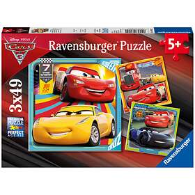 Ravensburger Pussel Cars Legends Of The Track 3x49p
