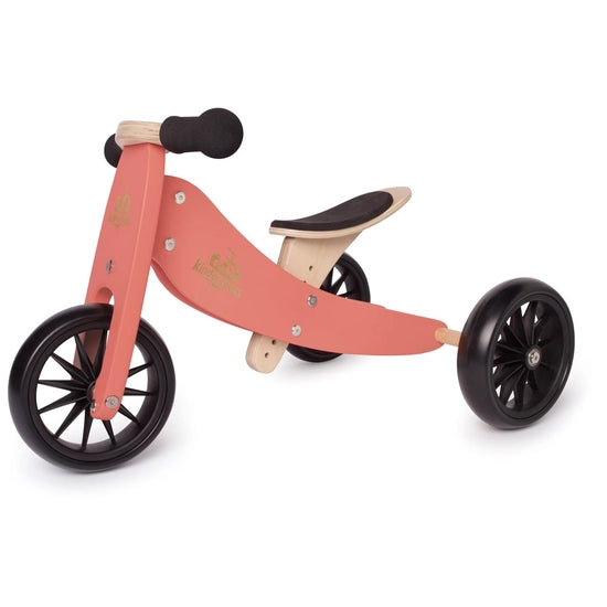 Kinderfeets Ecofriendly Trehjuling Sparkcykel Barn Coral