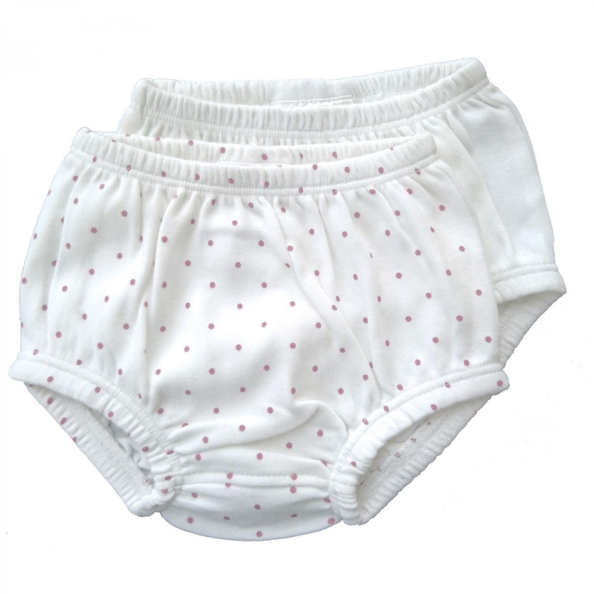 Summerville Blöjshorts EKO Vit/rosa dotty 2-pack