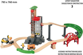 BRIO Tågset med Hisschakt med Broar