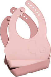 Sebra Haklapp Silikon Fanto 2-Pack Blossom Pink