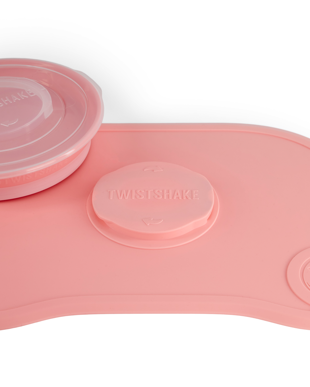 Twistshake Click-Mat Mini & Tallrik Rosa