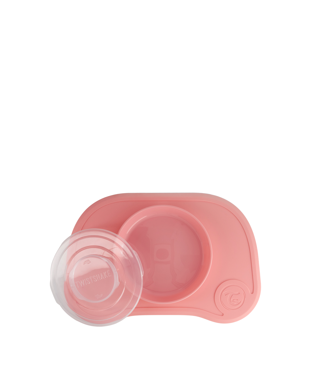 Twistshake Click-Mat Mini & Tallrik Rosa