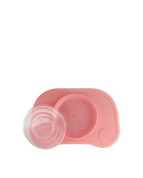 Twistshake Click-Mat Mini & Tallrik Rosa