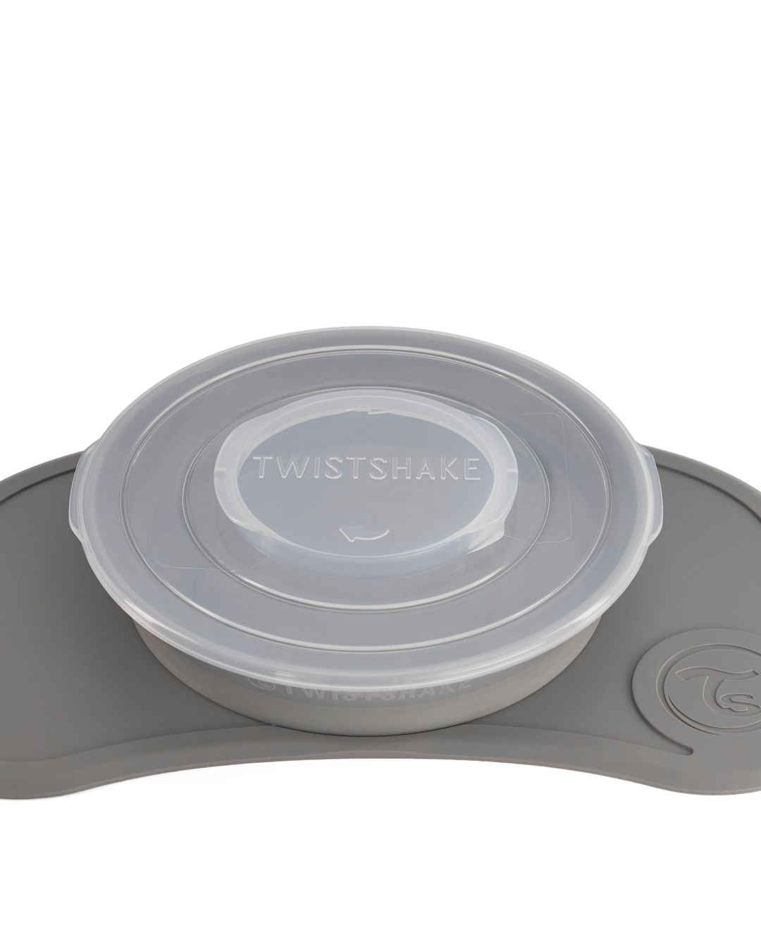 Twistshake Click-Mat & Tallrik Pastellgrå