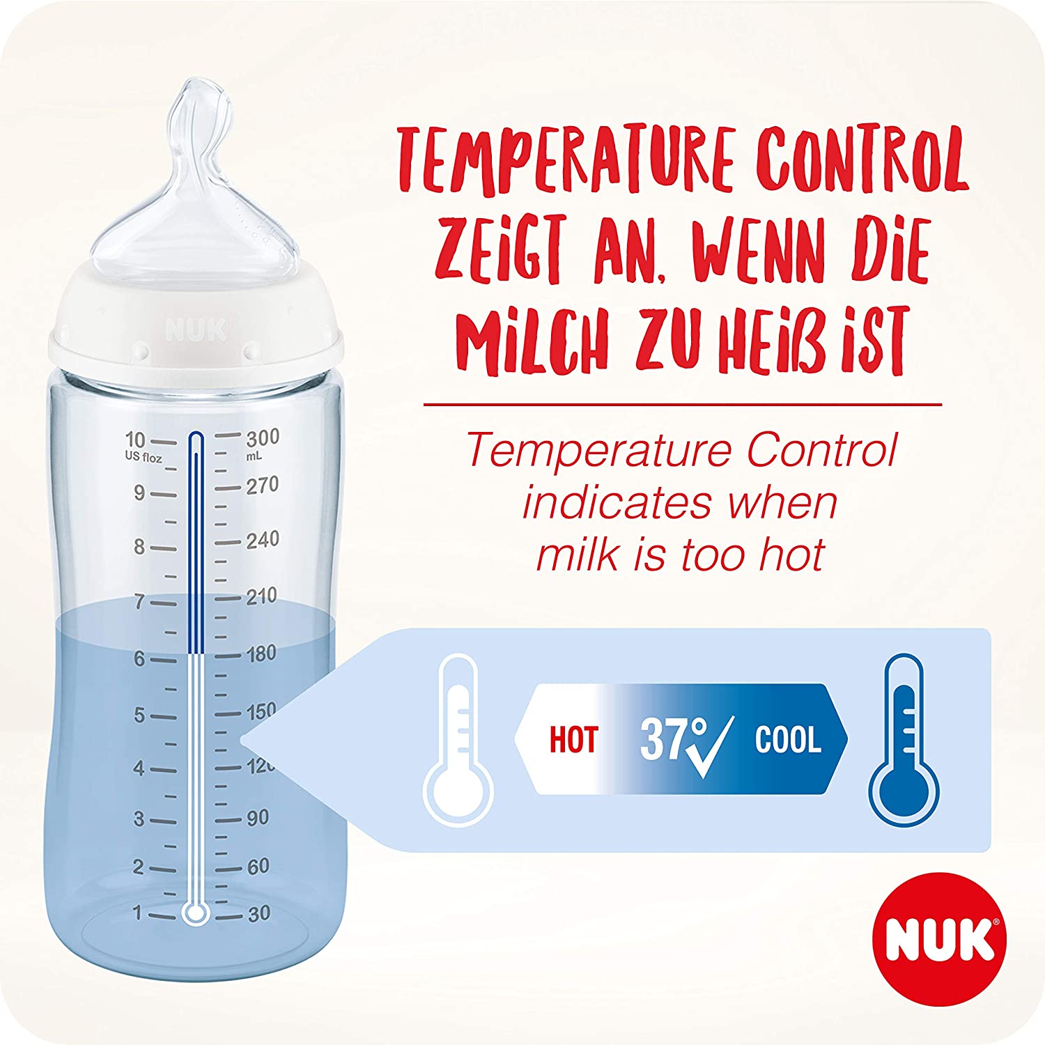 NUK Startpaket First Choice + Perfekt starttemperatur Control neutral