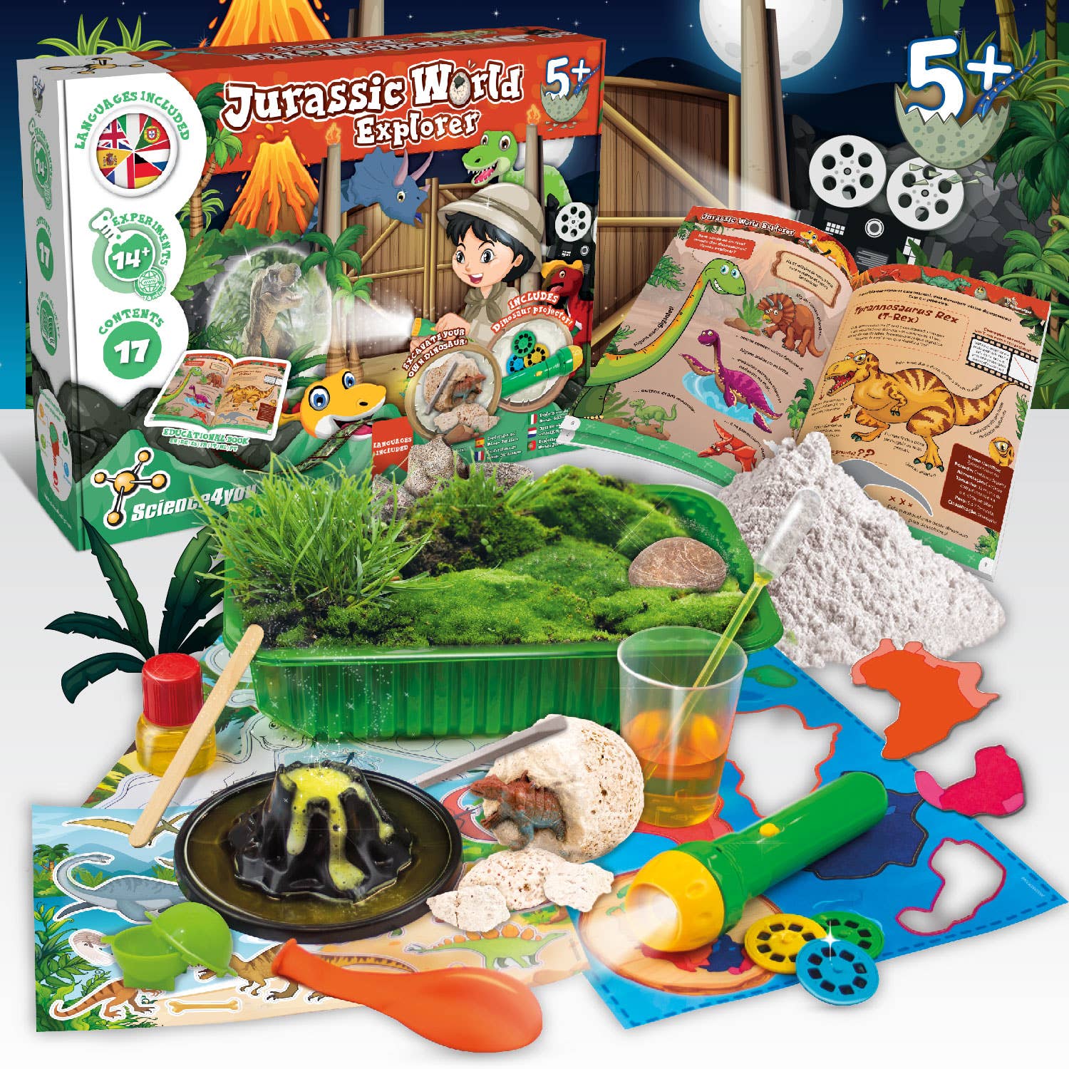 Science4you - Jurassic World Utforskare Experimentkit