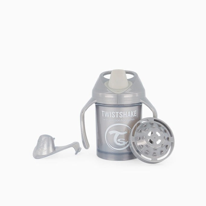 Twistshake Pipmugg med Handtag Mini Cup 230ml Pearl Grey