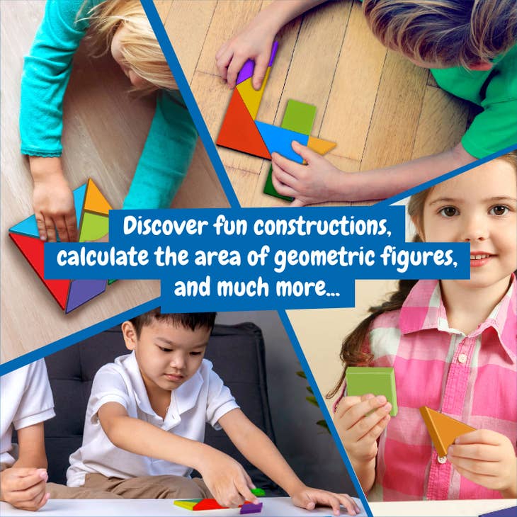 Science4you- Tangram Geometri Pedagogiskt Pyssel