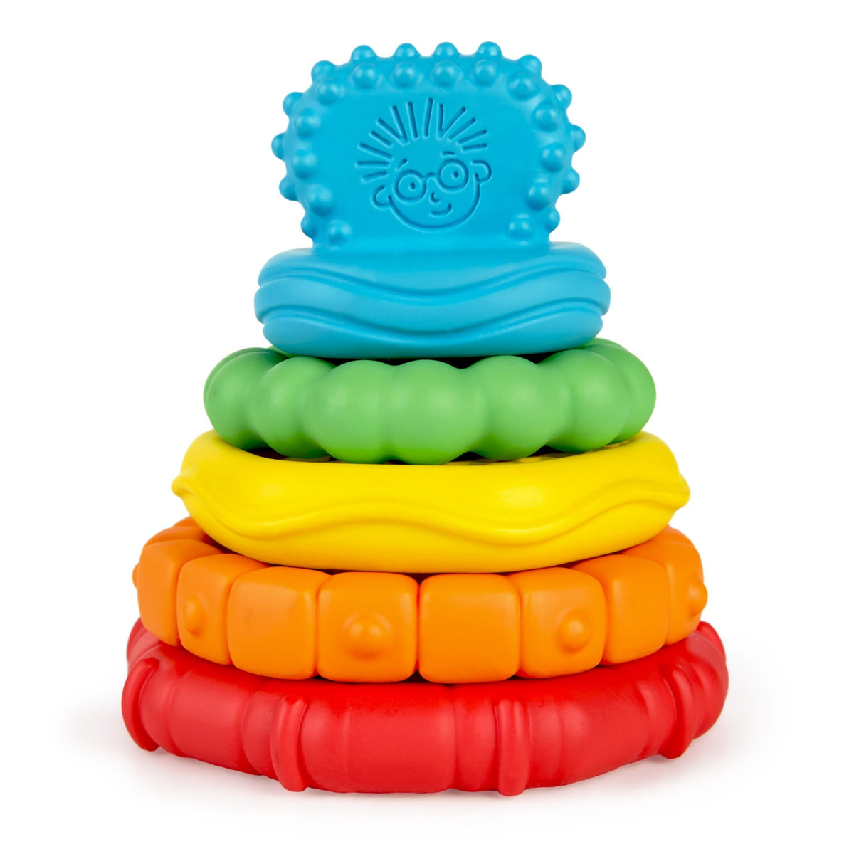 Baby Einstein Stack & Teethe™ Stapelleksak & Bitleksak