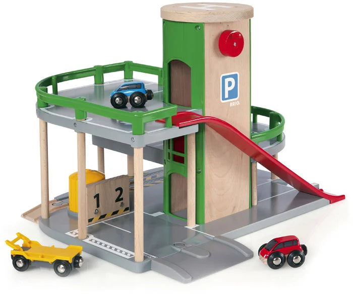 BRIO Parkeringshus Garageset för Tåg