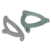 Everyday Baby Bitring I Silikon 2-pack - Grey/Green