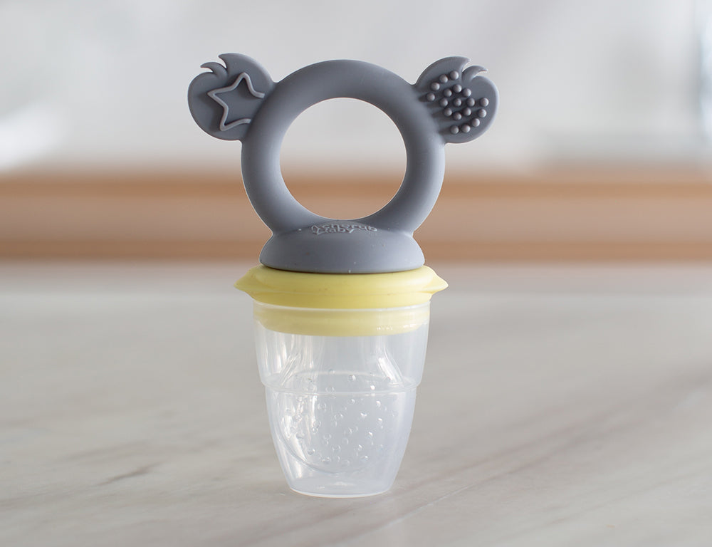 Cherub Baby Fresh Food Feeder Lemon/Grey