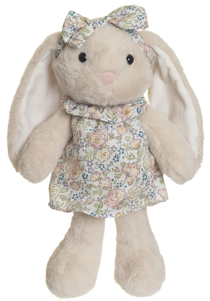 Teddykompaniet Silkeslen Kanin Daisy Creme 33cm