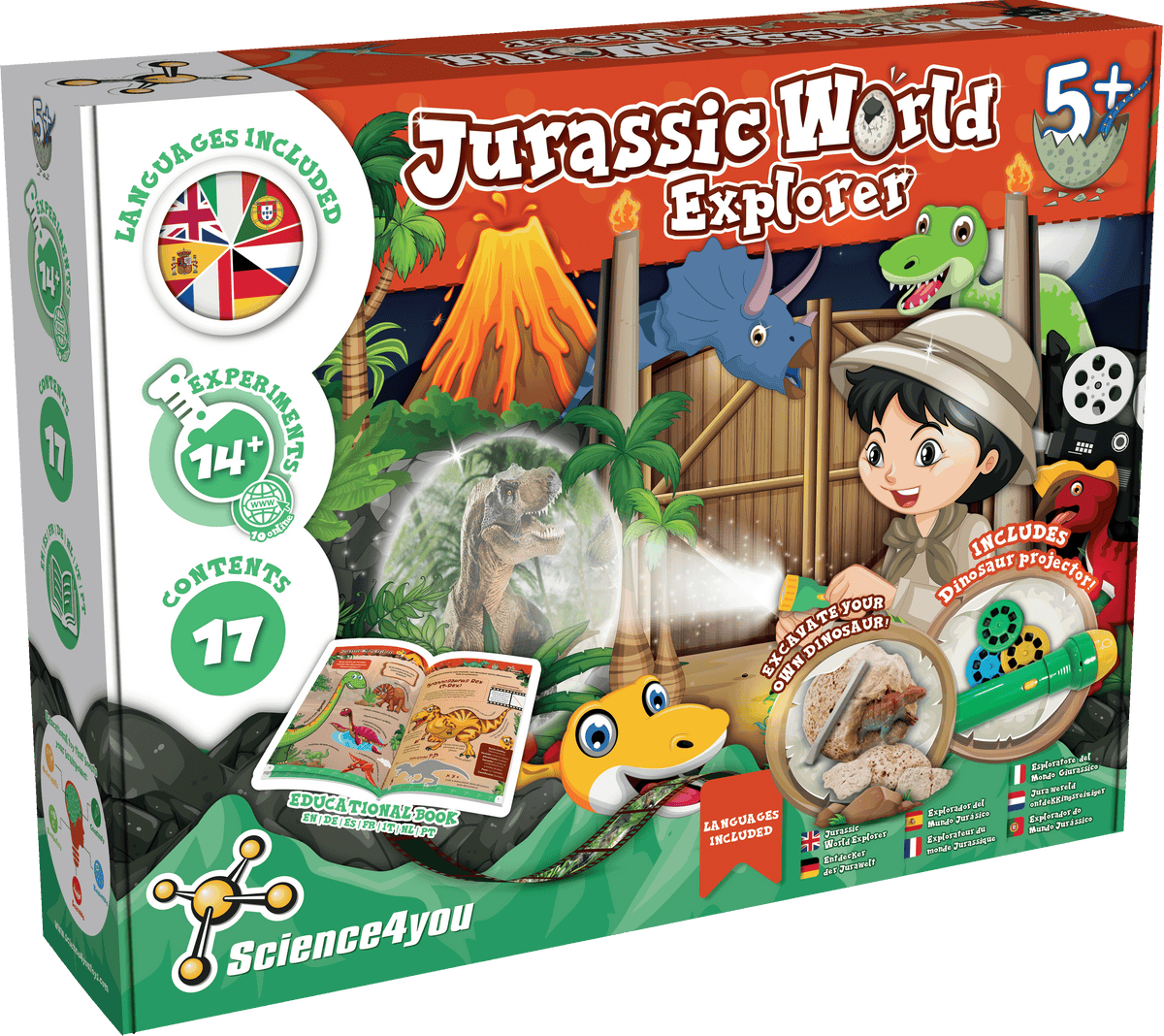 Science4you - Jurassic World Utforskare Experimentkit