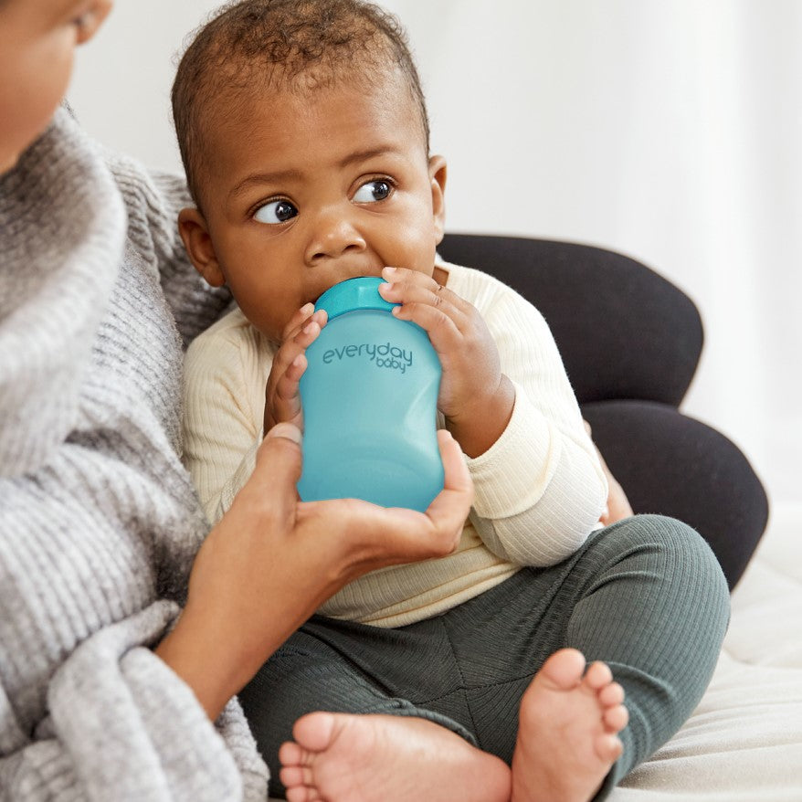 Everyday Baby Nappflaska I Glas Värmeindikerande Healthy+ Turquoise 150 ml 1-pack