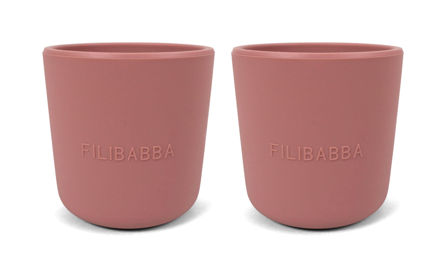 Filibabba Mugg i Silikon 2-pack Rose