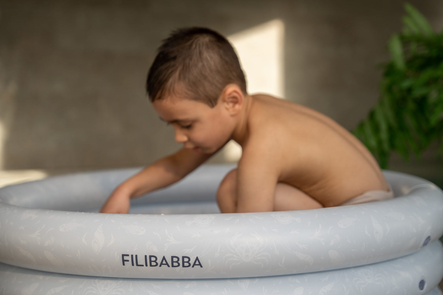 Filibabba Pool 80 cm Alfie Nordic Ocean Mono