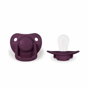 Filibabba Silikon Napp 2-pack 0-6 månader Plum