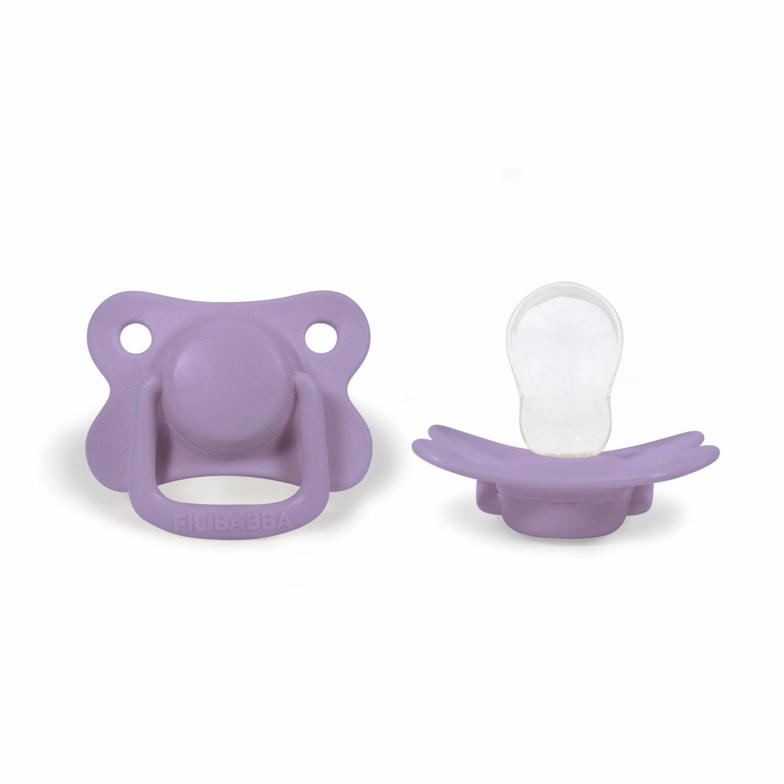 Filibabba Silikon Napp 2-pack +6 månader Fresh Violet