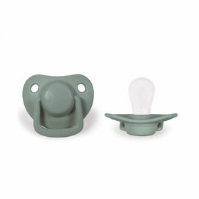 Filibabba Silikon Napp 2-pack 0-6 månader Moss Green