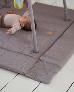 Filibabba Babygym Soft Quilt Dark Grey