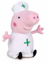 Peppa Pig Greta Gris Gosedjur Eco Sjuksköterska 27cm