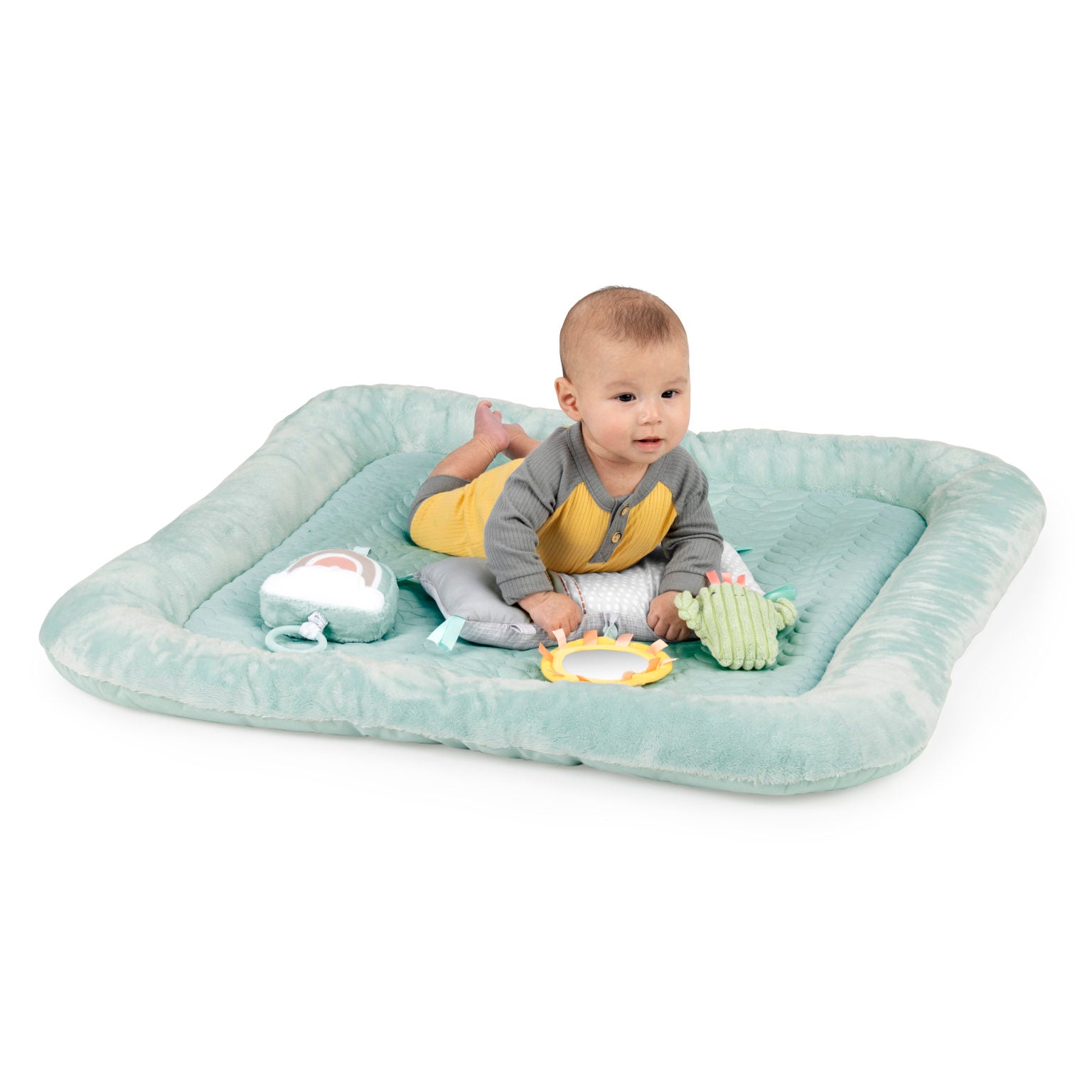 Ingenuity Premium Plysch Aktivitetsfilt Babygym Lekmatta