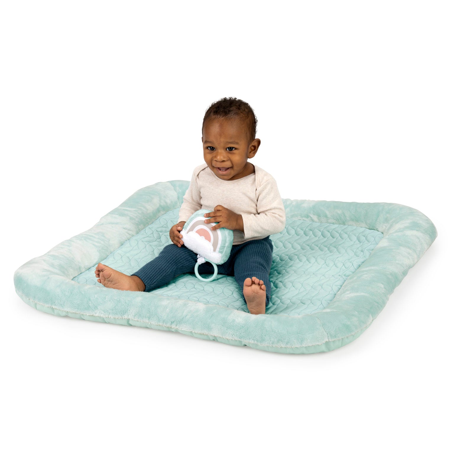 Ingenuity Premium Plysch Aktivitetsfilt Babygym Lekmatta