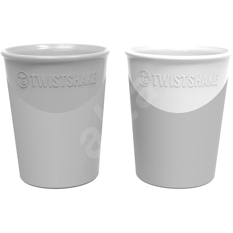 Twistshake Mugg 2-pack 170ml Grå & Vit