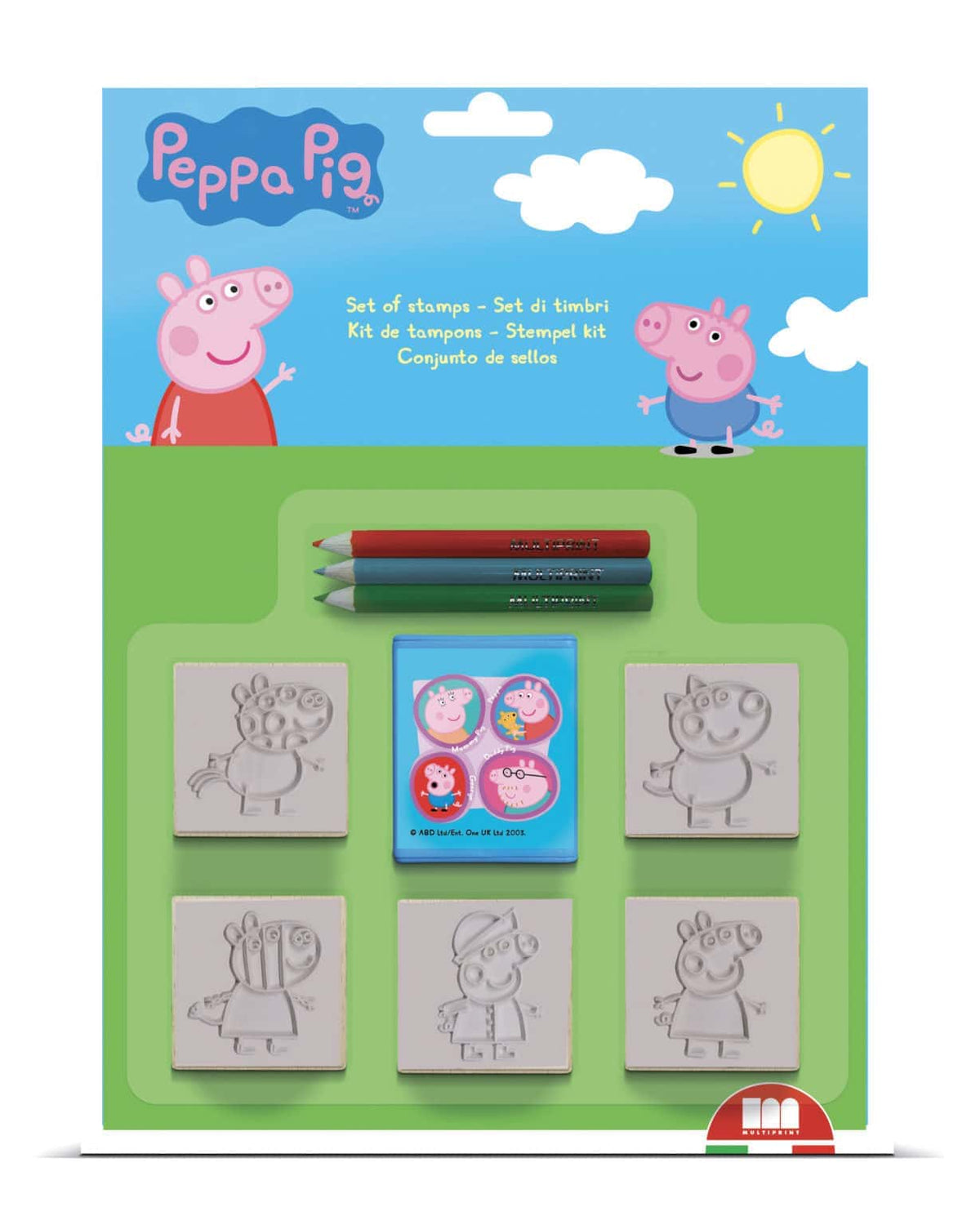 Peppa Pig Greta Gris Pysselkit Stämplar