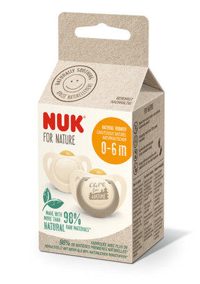 NUK 0-6m Napp Storlek 1 Creme 2-pack Silikon