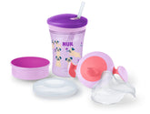 NUK Learn to Drink Set Lila
