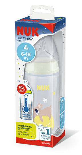 NUK First Choice+ Nappflaska 300 ml Night & Day Koala